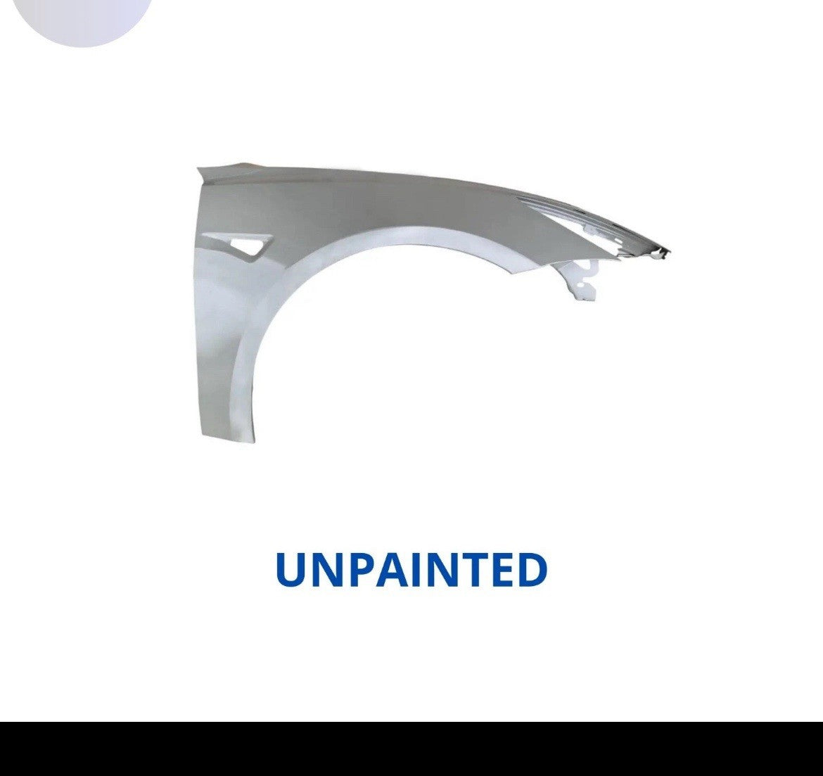 Fender For 2017-23 Tesla Model 3 Front Passenger Side 1081400-E0-D UNPAINTED/HQ