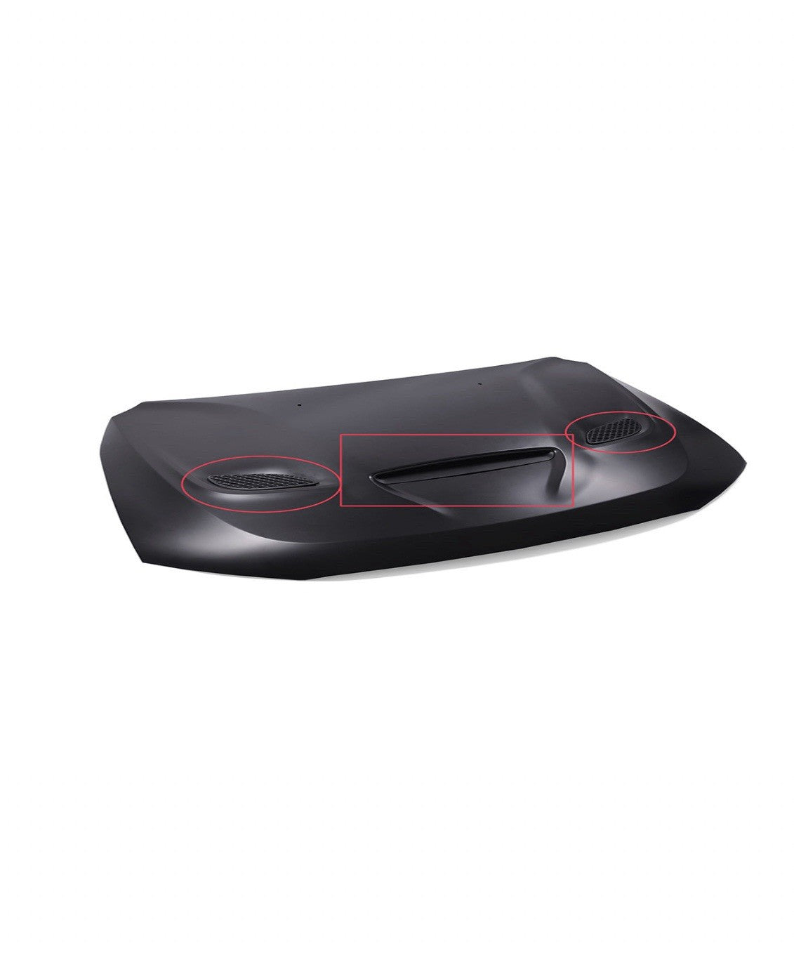 Dodge Durango hood R/t SRT ALUM 2018-2021 W/plastic Outlets