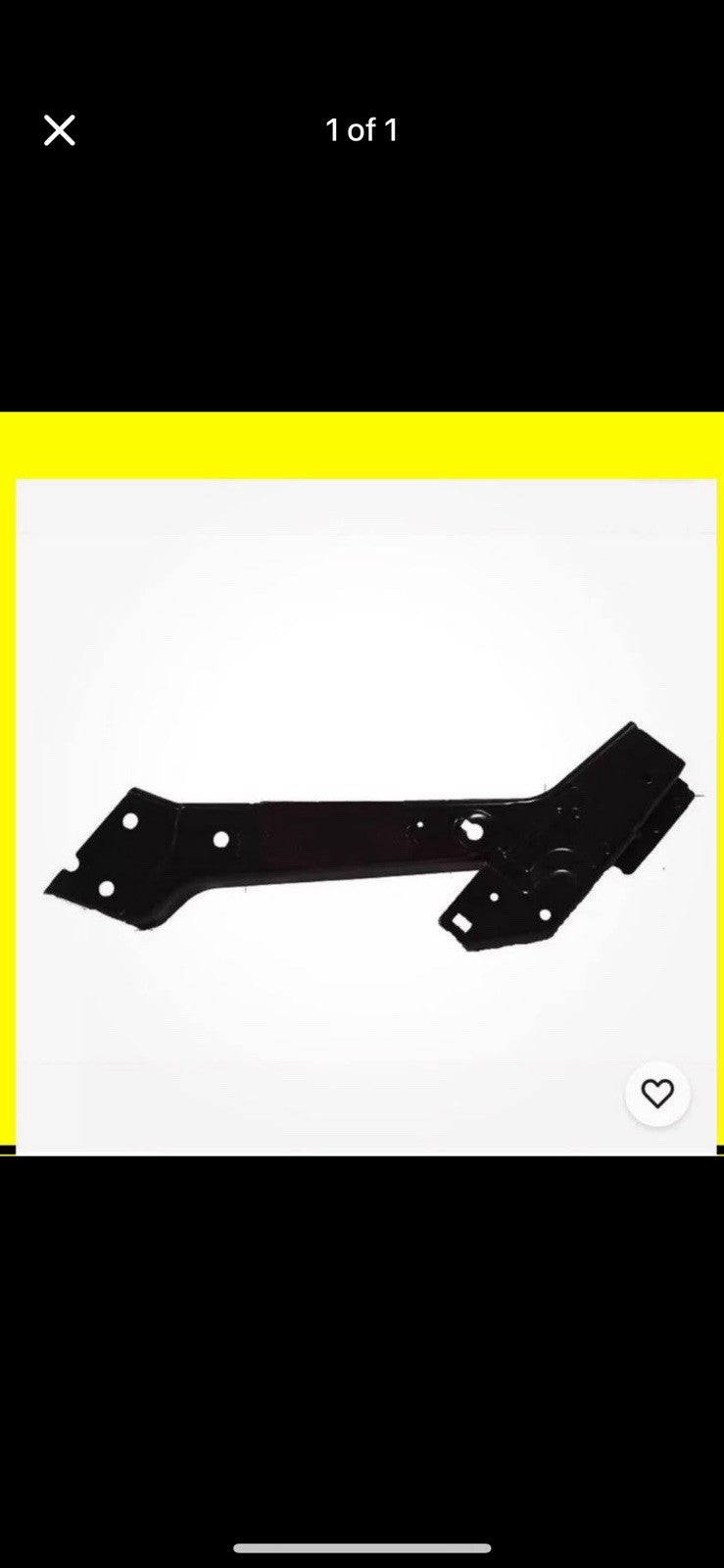 CH1225224 Driver Side Upper RadiatorSupport fits 2011-2024 DODGE DURANGO