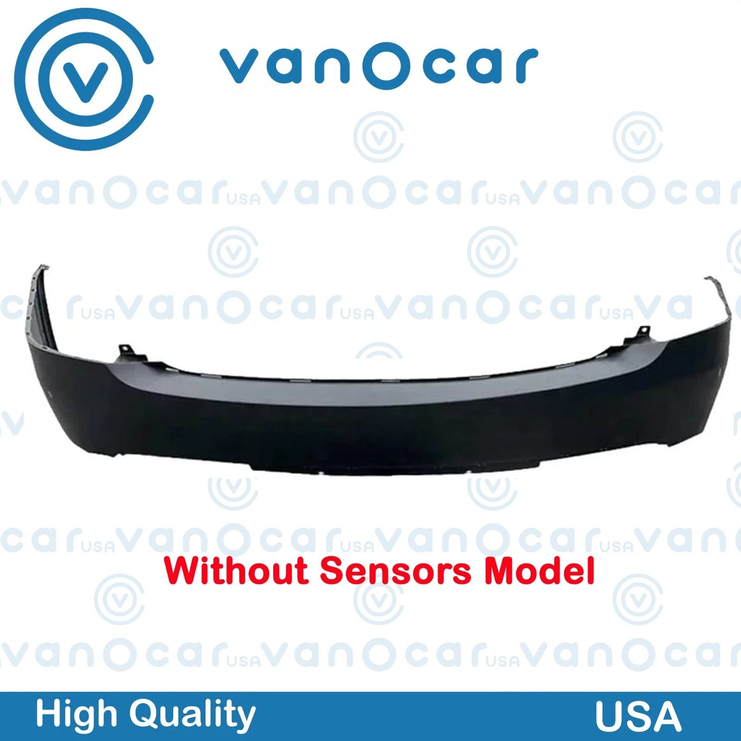 1034804-S0-E 2021-2024 FOR TESLA MODEL X REAR BUMPER WITHOUT SENSOR 1034804-S0-E