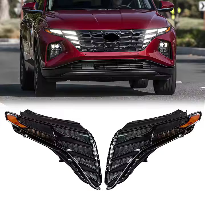 Hyundai Tucson Front Upper Headlight Assembly RH Passenger Side LED (2022–2024)