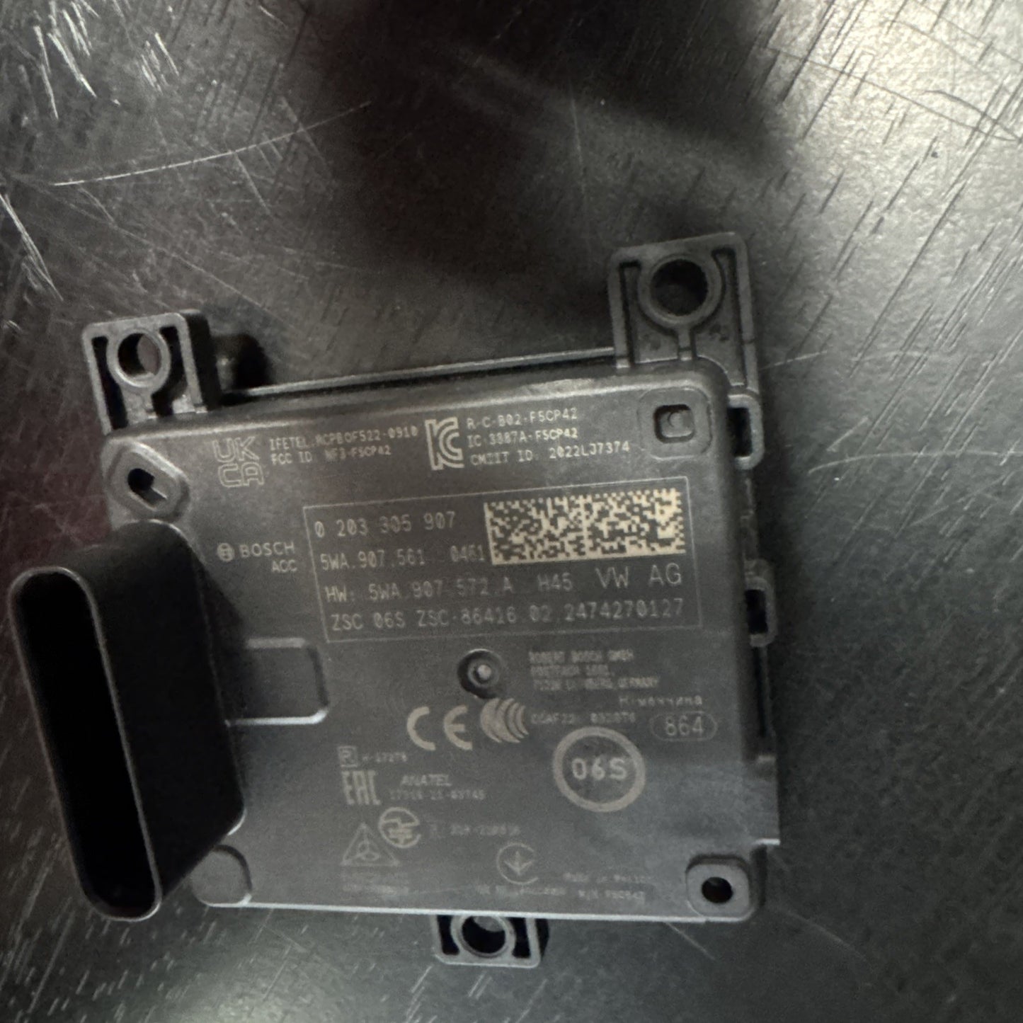 Audi Volkswagen Front Cruise Control Distance Sensor 5WA907561 OEM