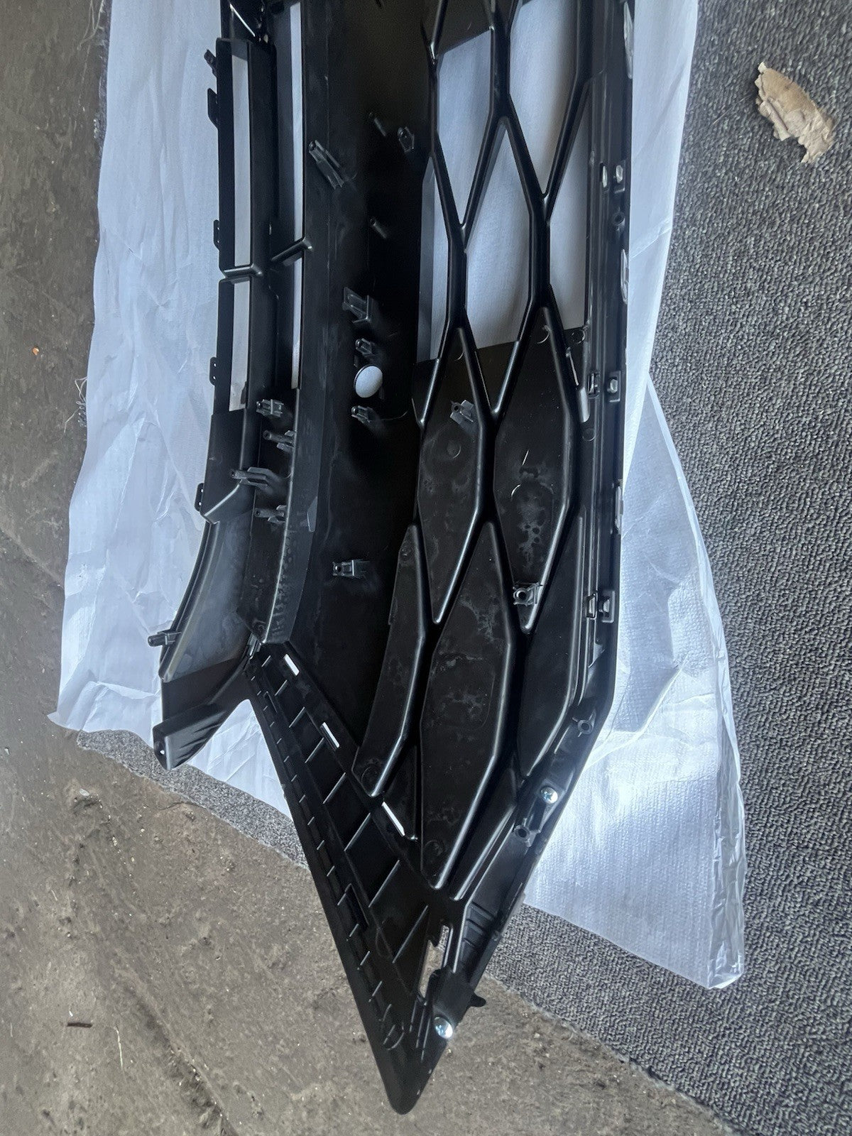 Fit For 11th Hyundai Sonata 2024-2026 SE/SEL ABS Front Bumper Upper Mesh Grille