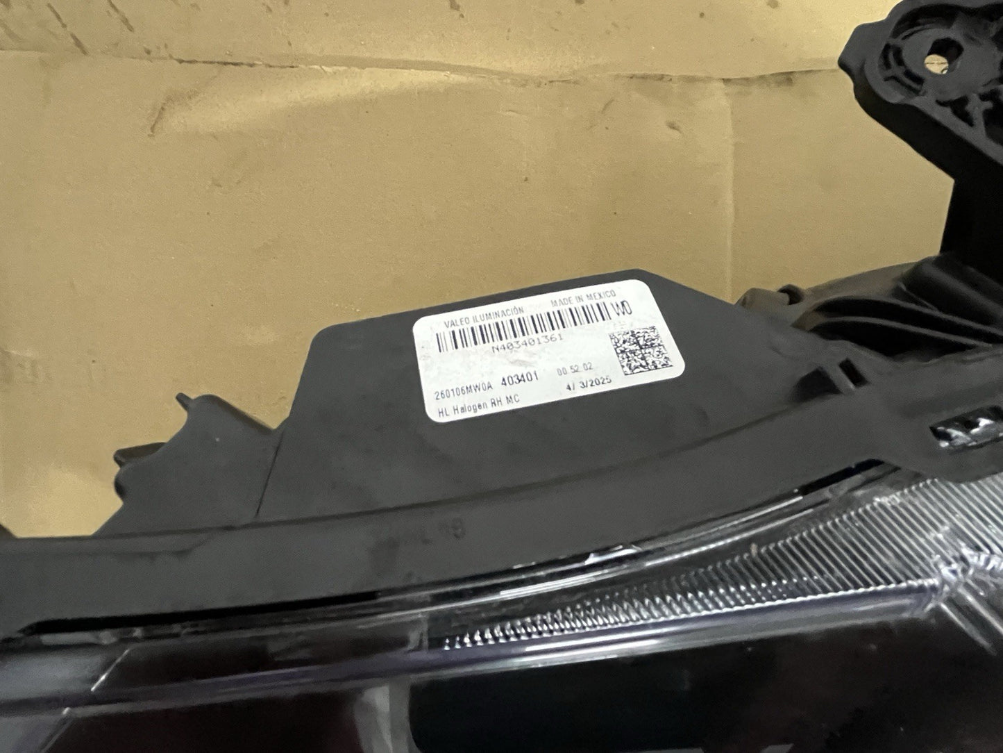 OEM Nissan Sentra Headlight From 2020-2025 Right Side Passenger Side