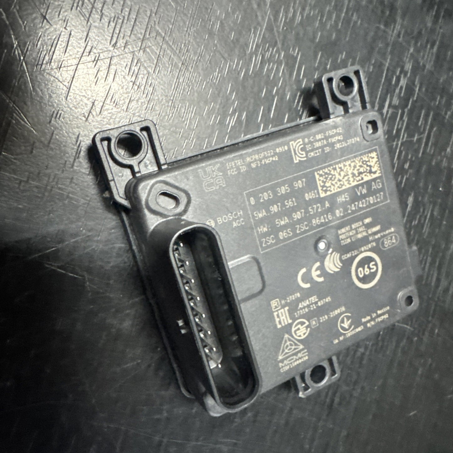 Audi Volkswagen Front Cruise Control Distance Sensor 5WA907561 OEM