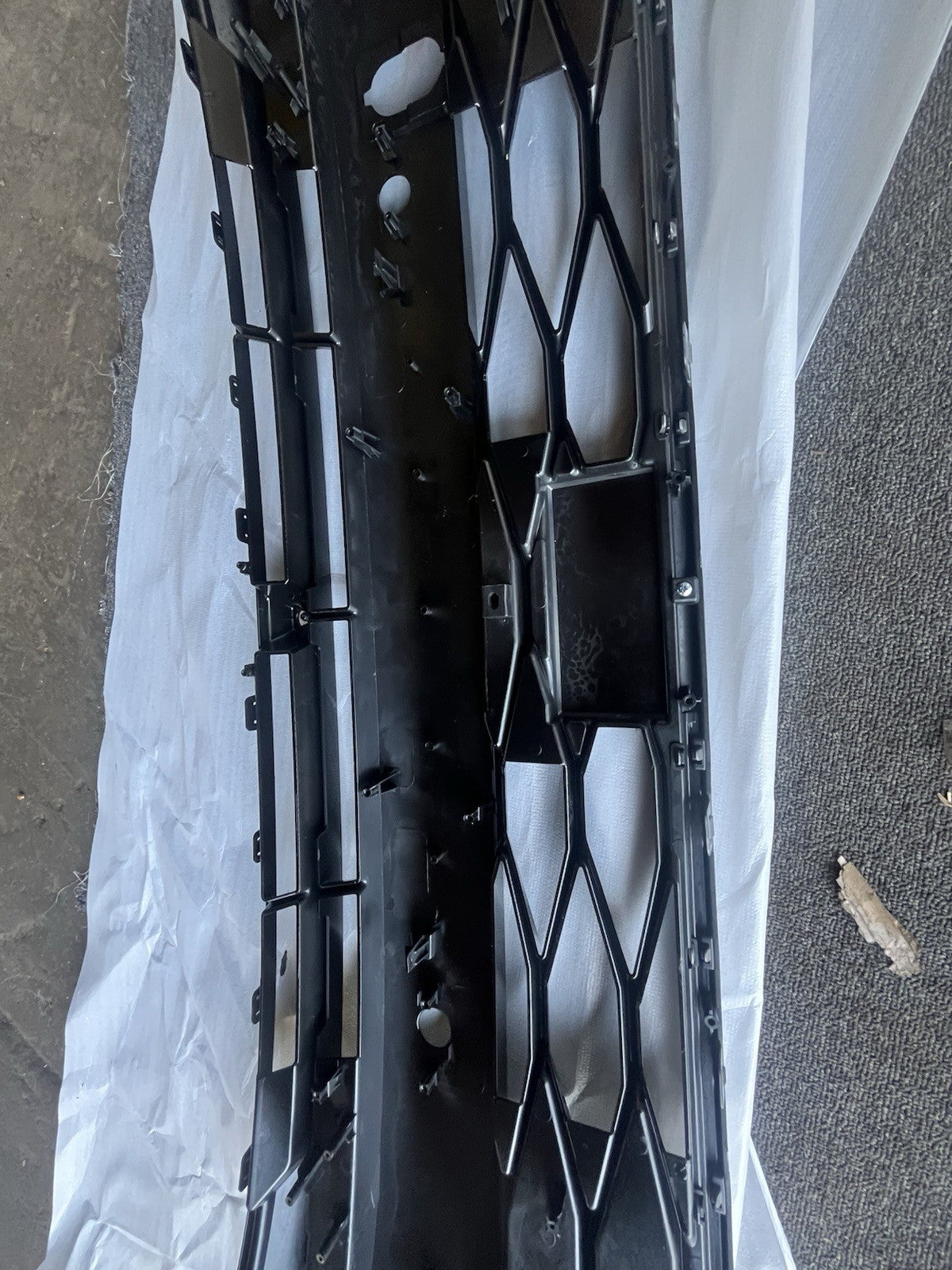 Fit For 11th Hyundai Sonata 2024-2026 SE/SEL ABS Front Bumper Upper Mesh Grille