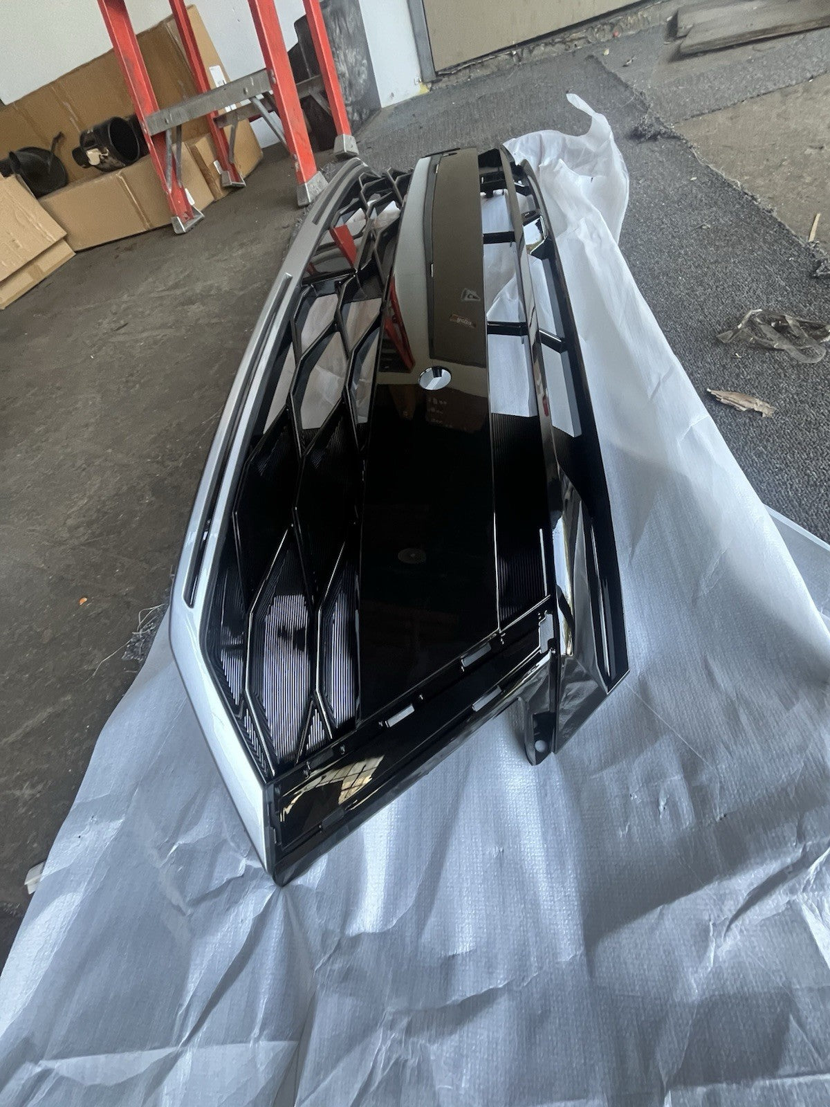 Fit For 11th Hyundai Sonata 2024-2026 SE/SEL ABS Front Bumper Upper Mesh Grille