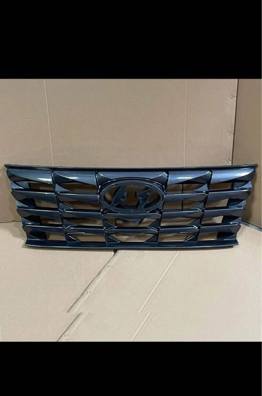 Front Upper Radiator Grille Black For 2022 2023 2024 Hyundai Tucson Grill