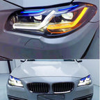 BMW 5 Series F10 M5 Style Front Headlight Assembly LH Driver Side LED / Xenon (2011–2016)