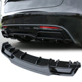 Tesla Model 3 2024–2026 Rear Lower Bumper Diffuser Gloss Black
