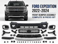 Ford Expedition set 2022 - 2024 Front Bumper Assembly Complete /18 Pices Set