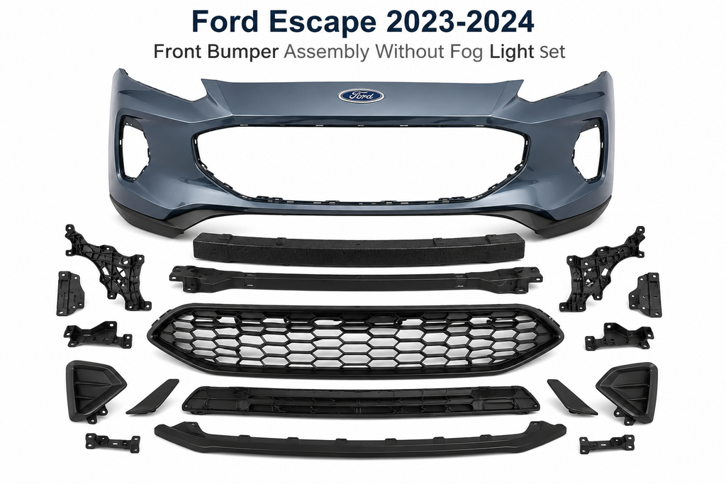 Ford Escape 2023-2024 Front Bumper Assembly With Out Foglight Set