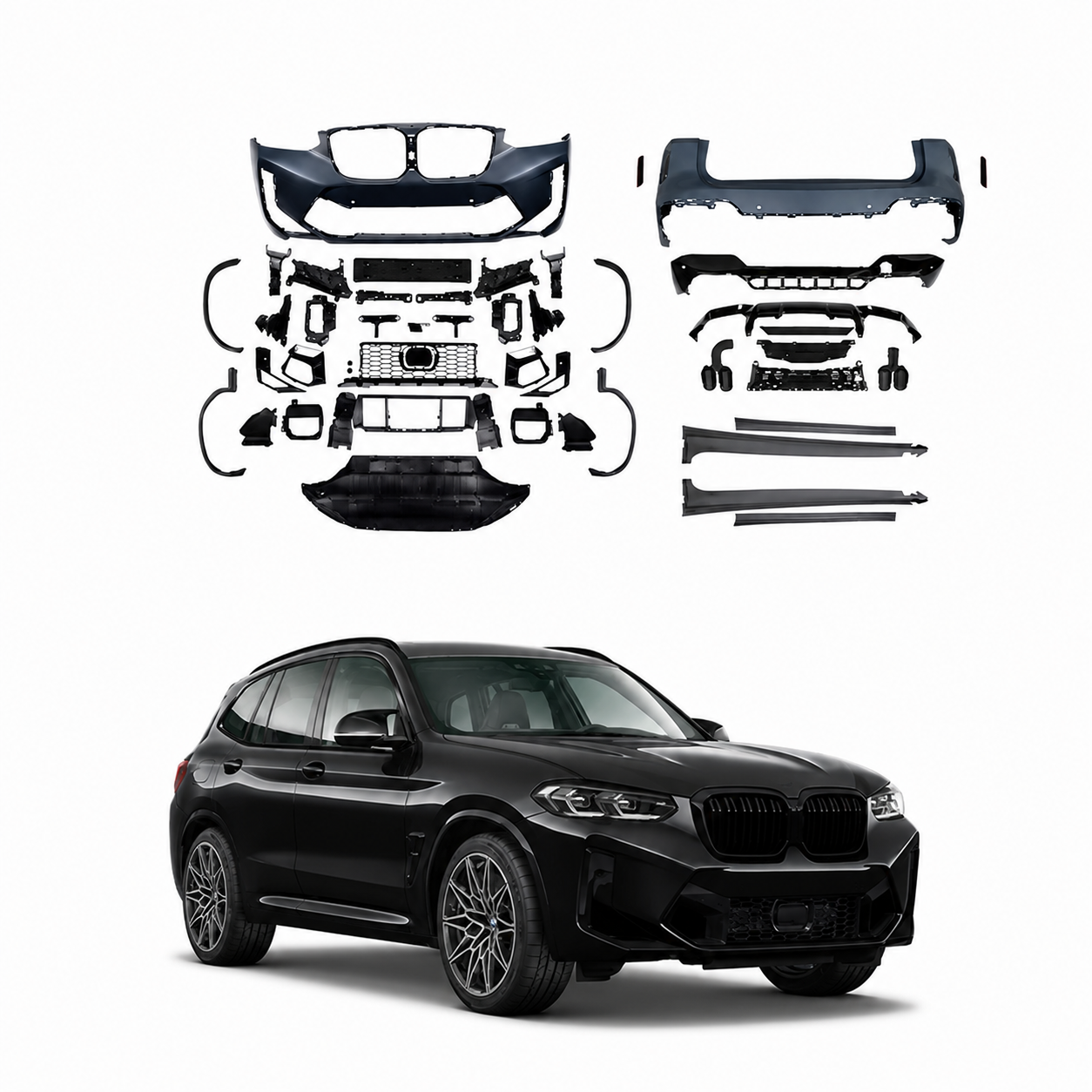 BMW X3 2022–2024 Front Bumper Kit