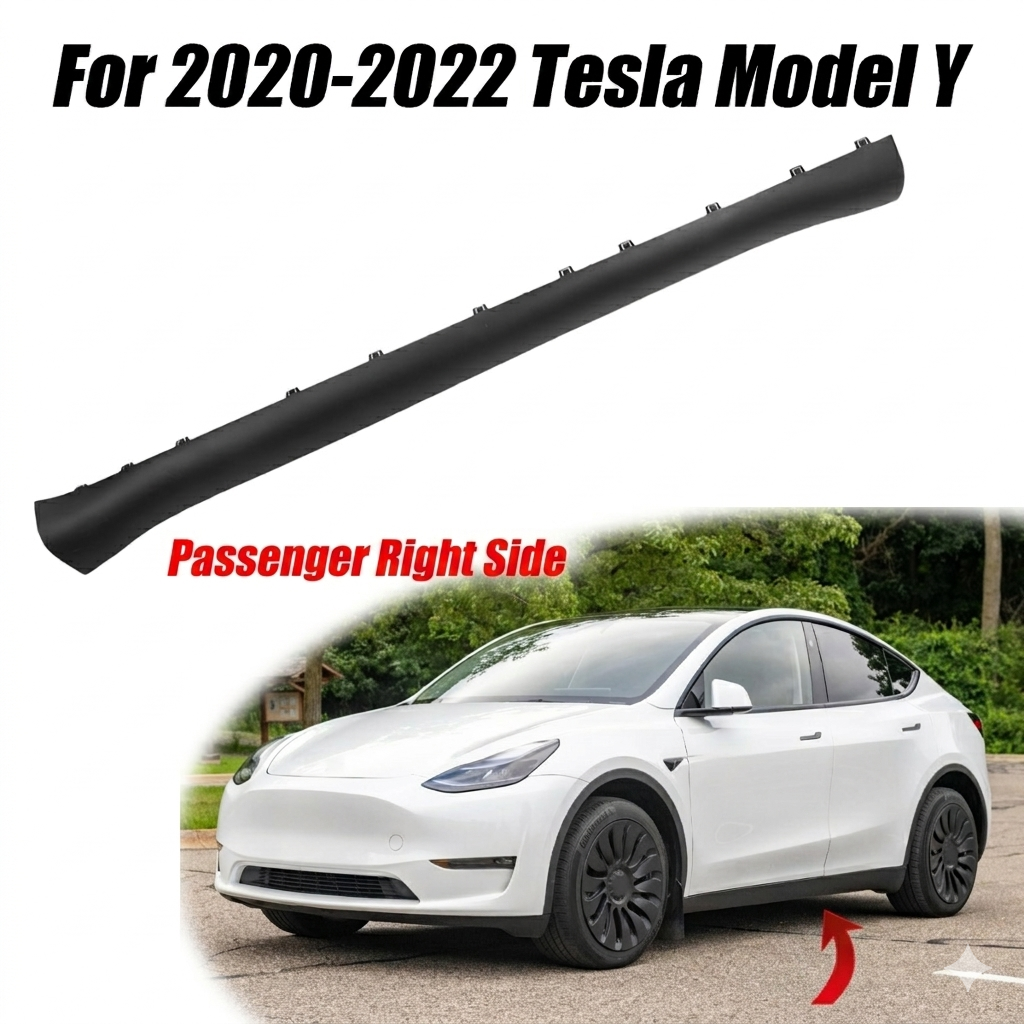 Tesla Model Y 2020–2023 Right Rocker Panel Metal Reinforcement