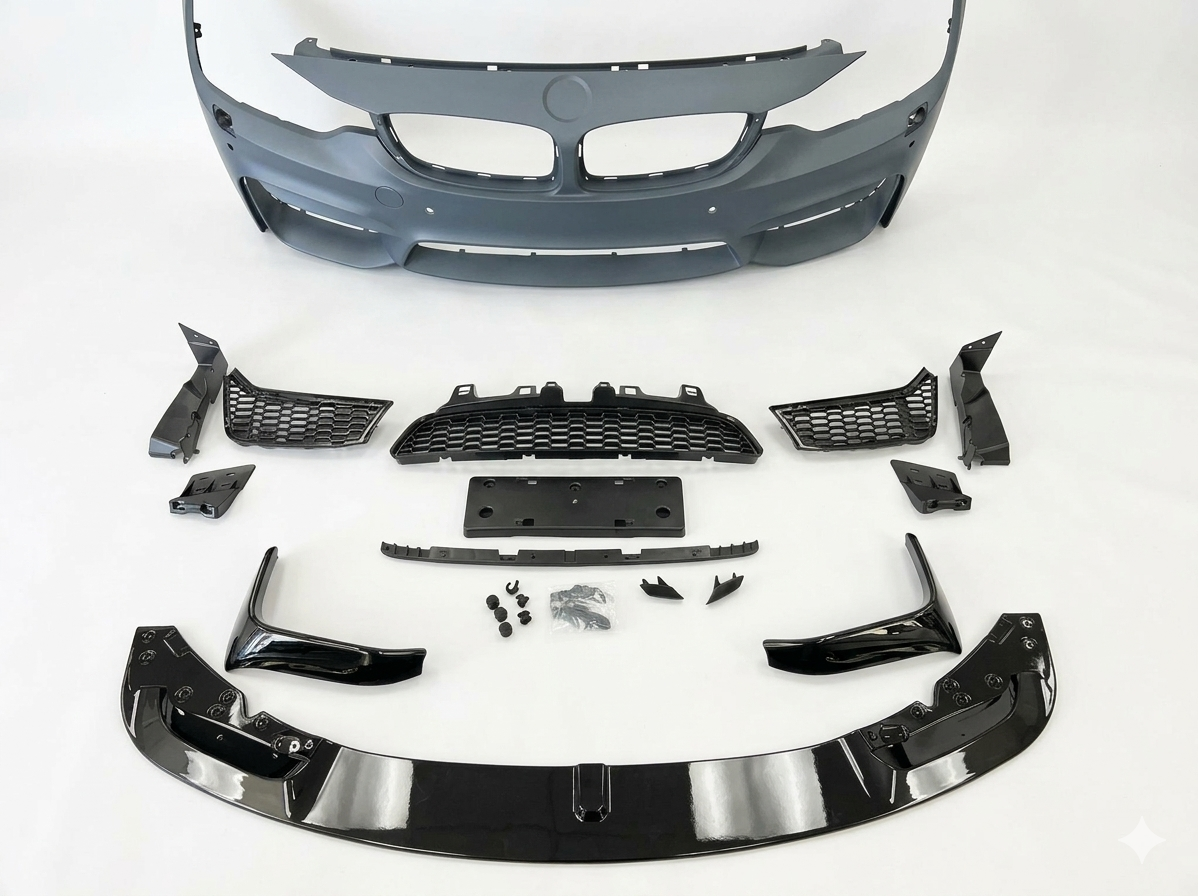 BMW 4 Series F32 M4 Style 2014-2020 Front Bumper Kit