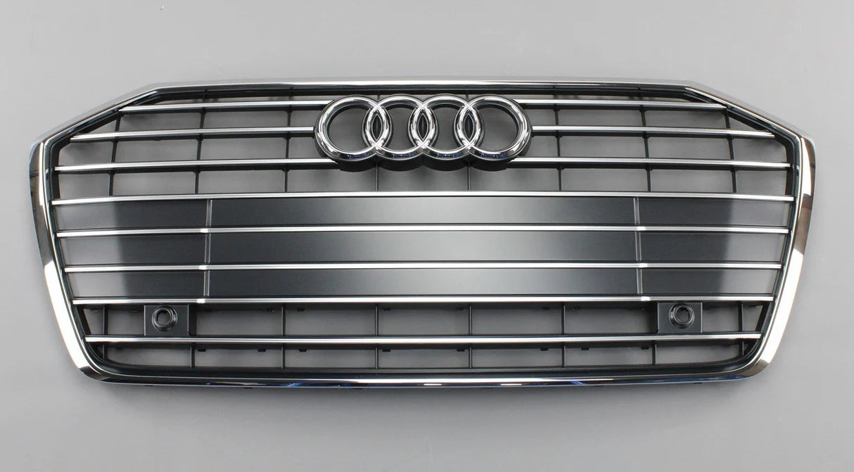 Audi A6 2019-2023 Front Upper Grille Assembly Without Adaptive Cruise OEM 4K0-853-651-B-RU6