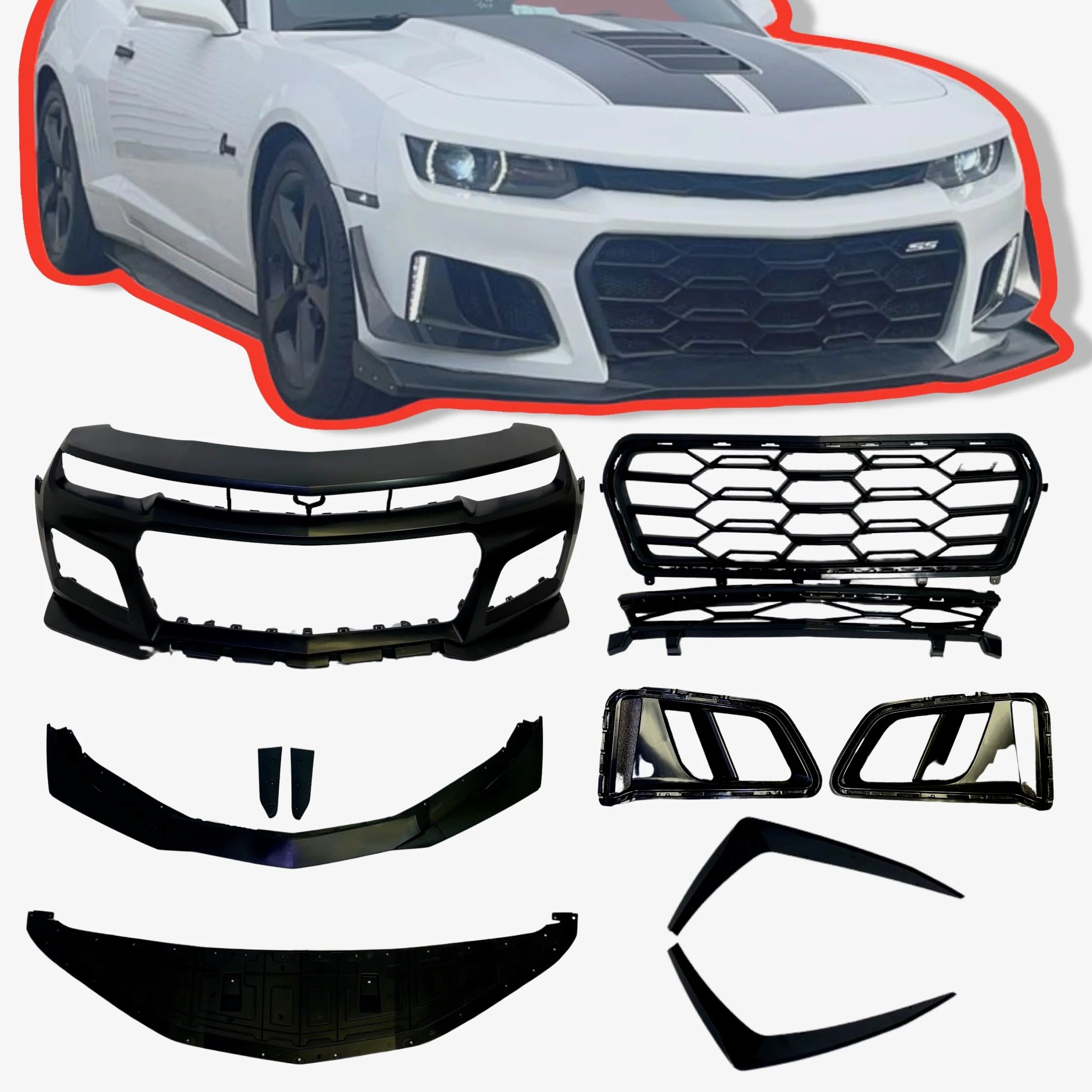 Chevrolet Camaro ZL1 Style 2010-2013 Front Bumper Kit