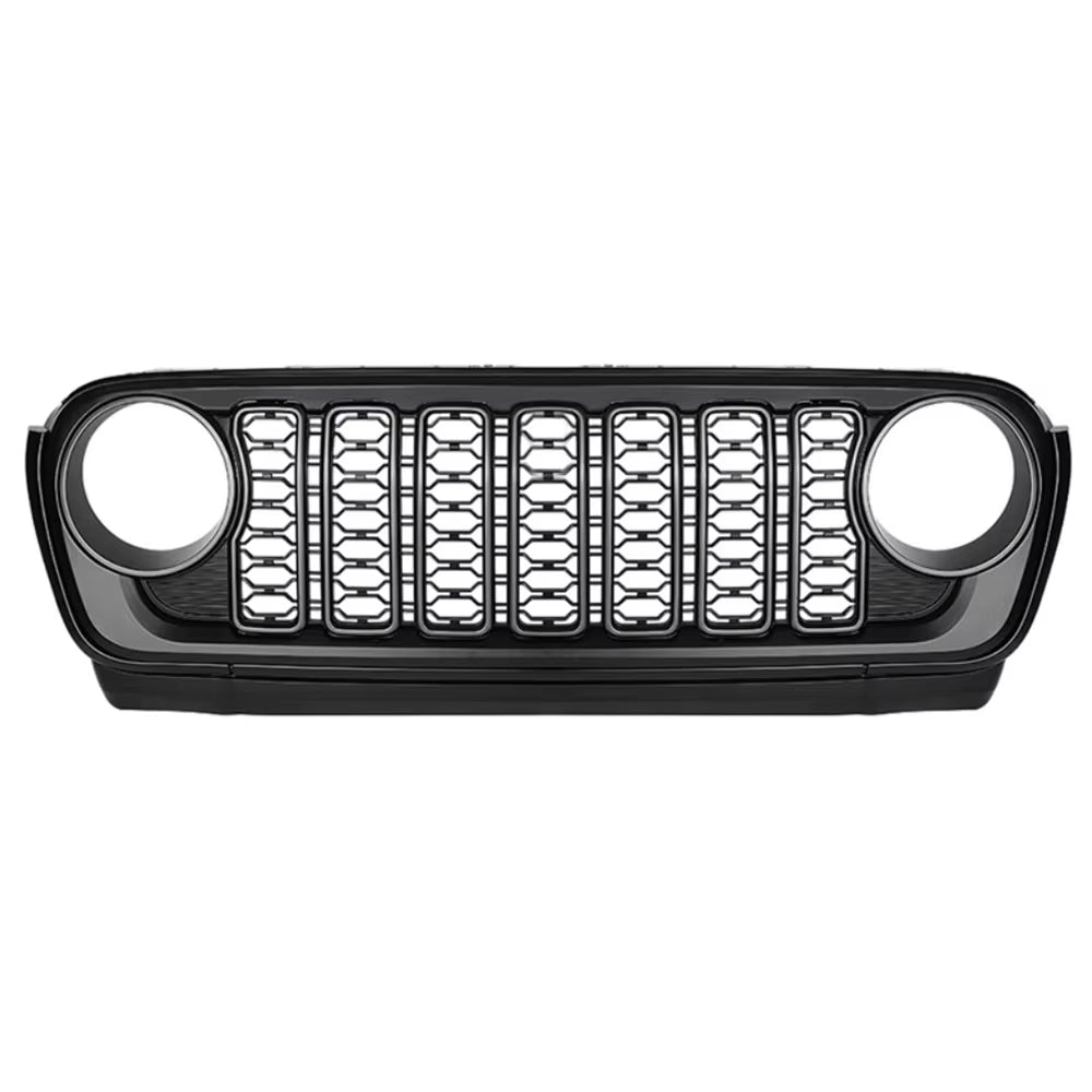 Jeep Wrangler JL 2018-2023 Front Grille 2028 Style Upgrade Unpainted / No Color