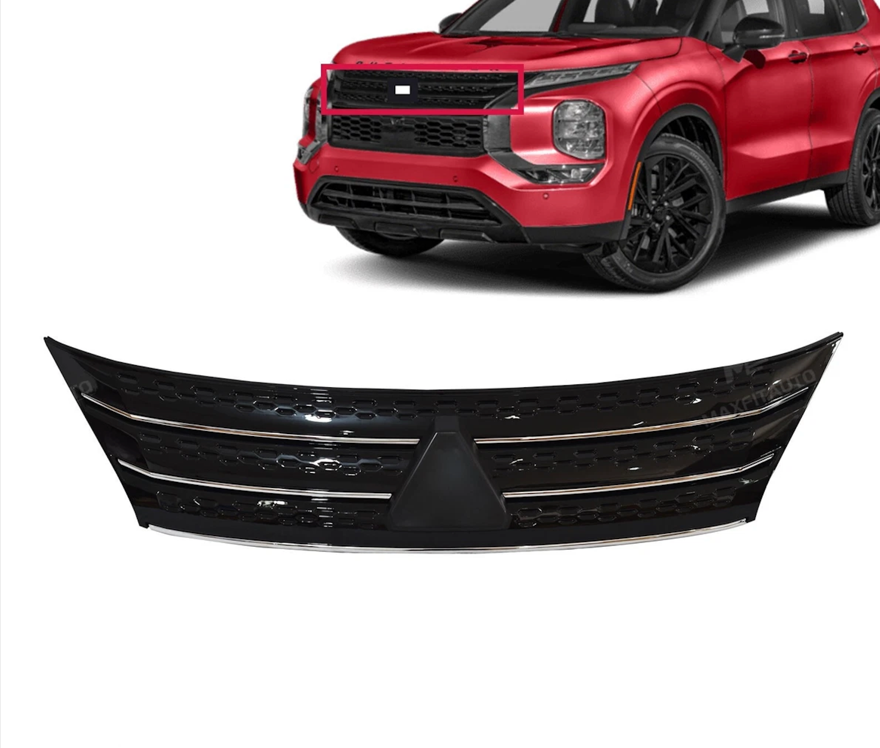Mitsubishi Outlander 2022-2024 Front Grille Assembly OEM 62310W120P