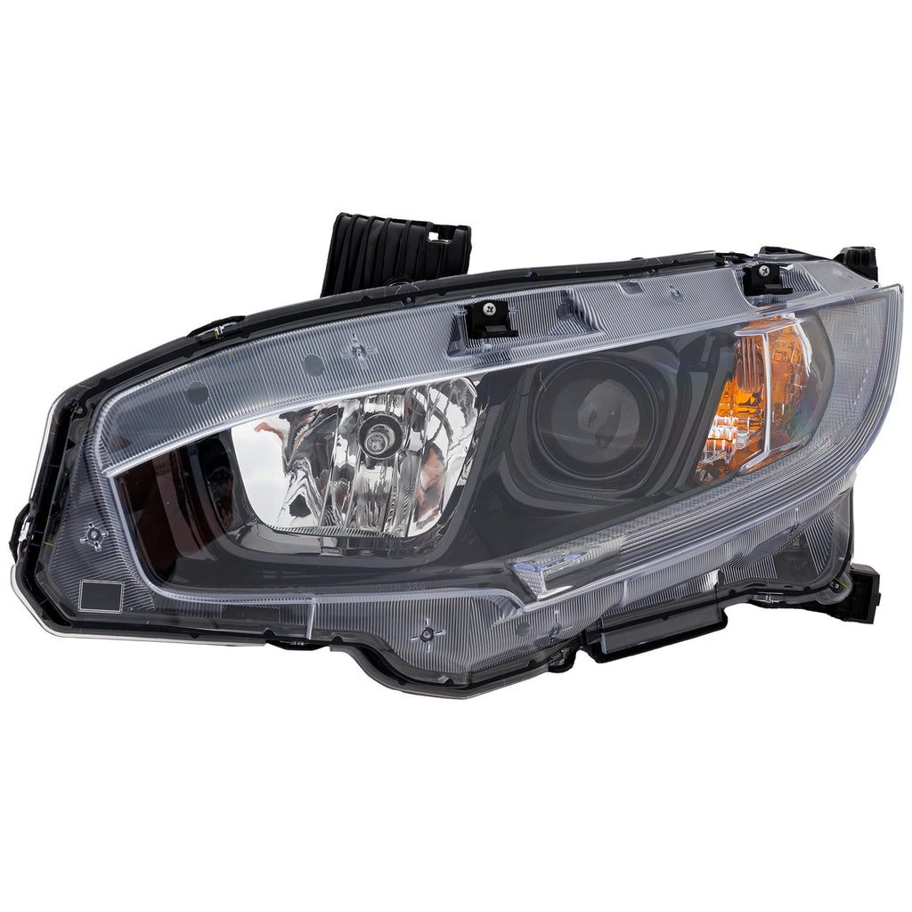 Honda Civic Front Headlight Assembly LH Driver Side LED / Halogen (2020)