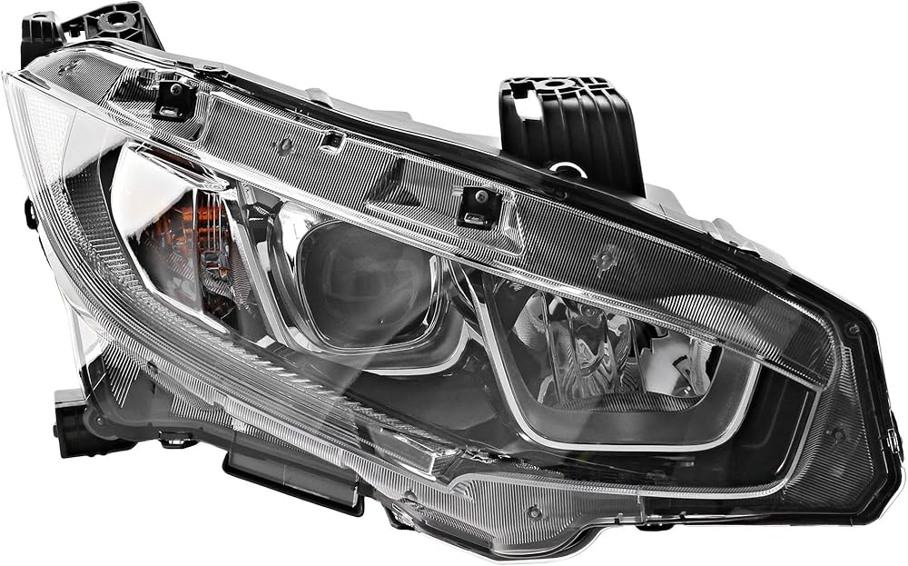 Honda Civic Front Headlight Assembly RH Passenger Side LED / Halogen (2020)