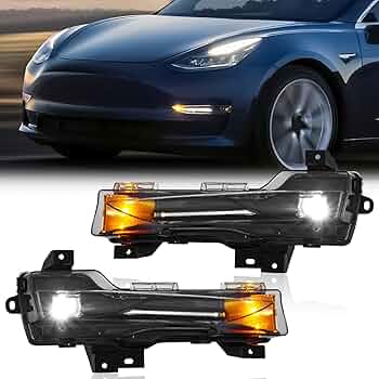 Tesla Model 3 / Model Y Front Fog Light Assembly LH Driver Side LED (2017–2023)