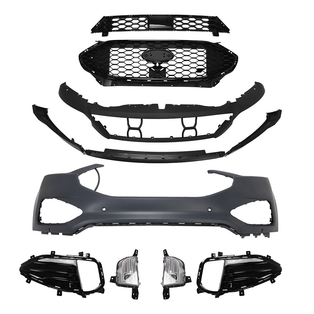 Ford Edge 2019–2024 Front Bumper Complete Assembly