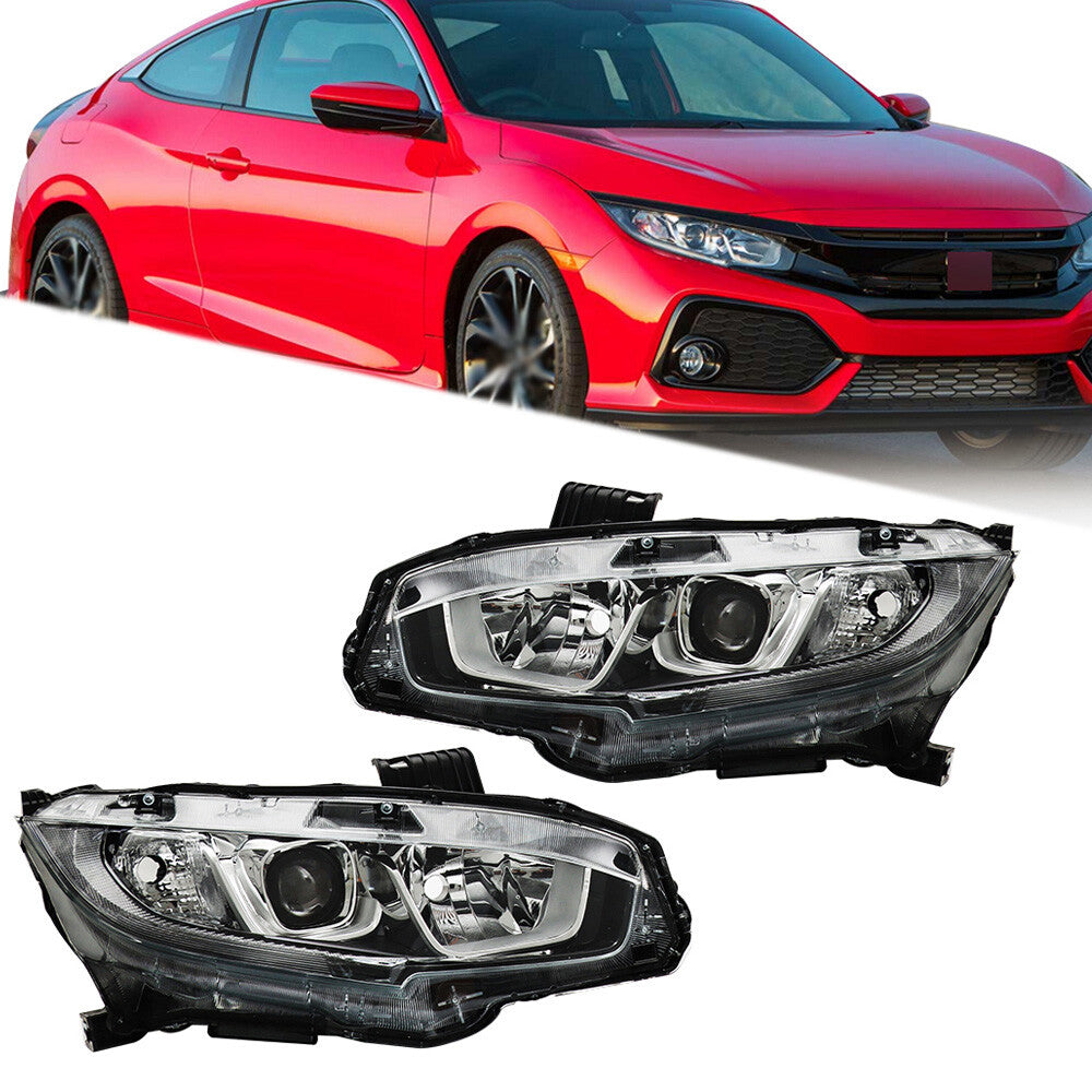 Honda Civic Front Headlight Assembly LH Driver Side LED / Halogen (2020)