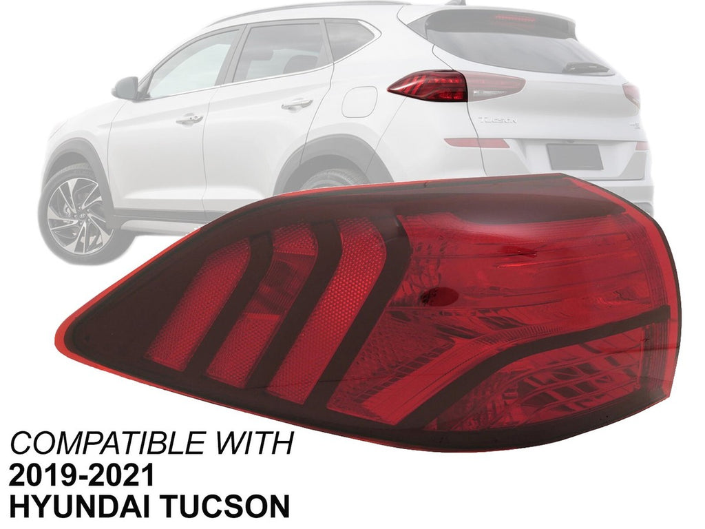 Hyundai Tucson 2019–2021 Tail Lamp LH Driver Side Outer OEM 92401-D3550