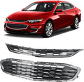 Chevrolet Malibu 2016-2018 Front Upper & Lower Grille Assembly Kit OEM 84061034 84159846