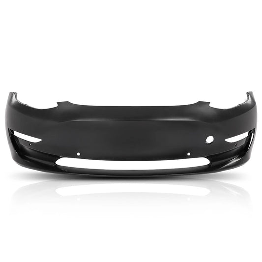 1084168-SO-E Fit For 2017-2023 Tesla Model 3 Front Bumper Cover Fascia w/ Park Sensor Hole
