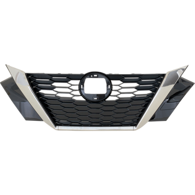 Nissan Sentra SR 2020-2023 Front Grille Assembly Dark Chrome OEM 62310-6LD0A