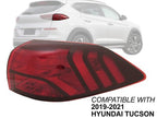 Hyundai Tucson 2019–2021 Tail Lamp RH Passenger Side Outer OEM 92402-D3550