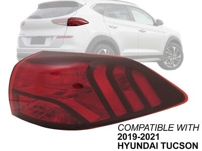 Hyundai Tucson 2019–2021 Tail Lamp RH Passenger Side Outer OEM 92402-D3550