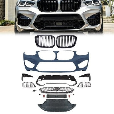 2018-2021 BMW X3 G01 to X3 M Style Front Bumper Conversion Kit OEM Style Upgrade