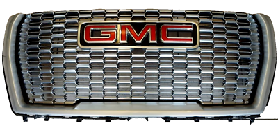 GMC Yukon / Yukon XL 2021-2022 Front Grille Assembly Black OEM 84835783